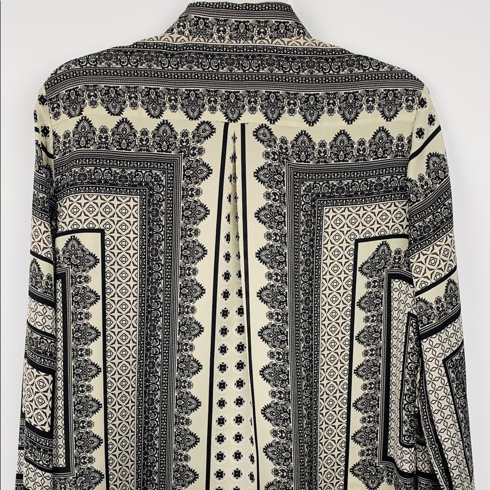 Zara Basic Blouse Button Down - image 2